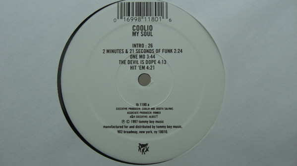 Coolio - My Soul | Tommy Boy (TB 1180) - 3