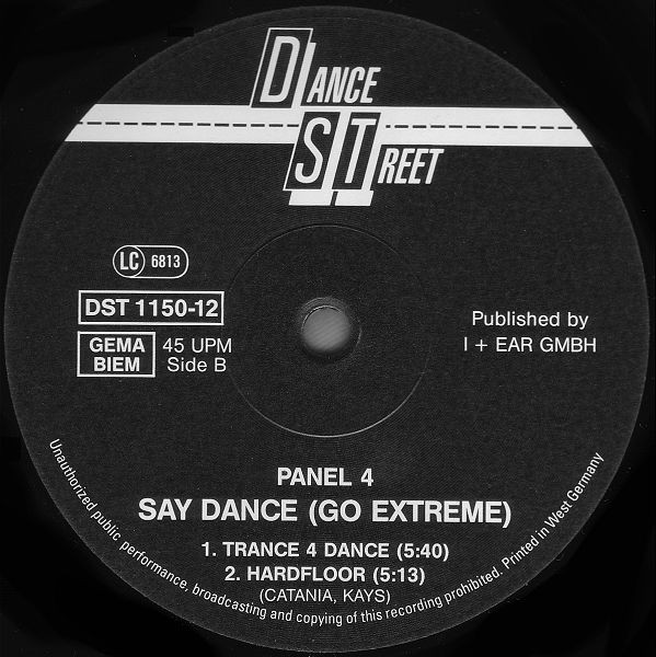 Panel 4 - Say Dance! (Go Extreme) | Dance Street (DST 1150-12) - 4 Panel 4 - Say Dance! (Go Extreme) | Dance Street (DST 1150-12) - 4