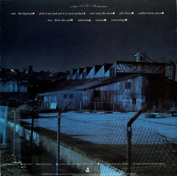 Stan Ridgway - The Big Heat [Vinyl] | I.R.S. Records (IRS-5637) - 2