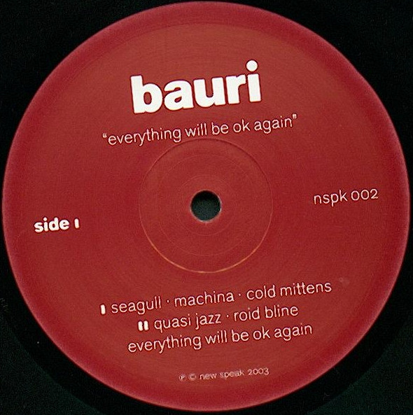 Bauri - Everything Will Be OK Again | New Speak (nspk 002) - 3