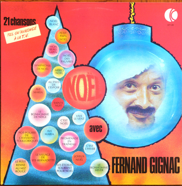 Fernand Gignac - 21 Chansons - Noël Avec Fernand Gignac | K-Tel (KF 128) - main