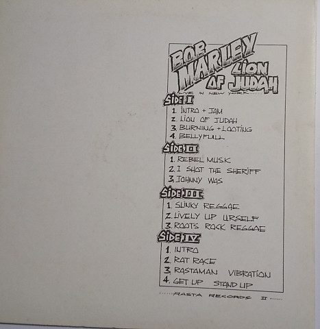 Bob Marley - Lion Of Judah | Rasta Records (none) - 2