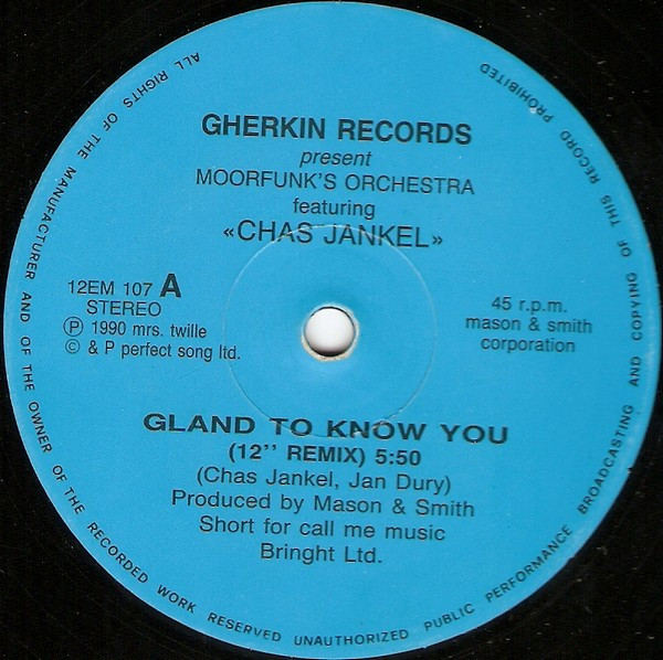Moorfunk's Orchestra - Gland To Know You / La Vie En Rose | Gherkin Records (12EM 107) - main