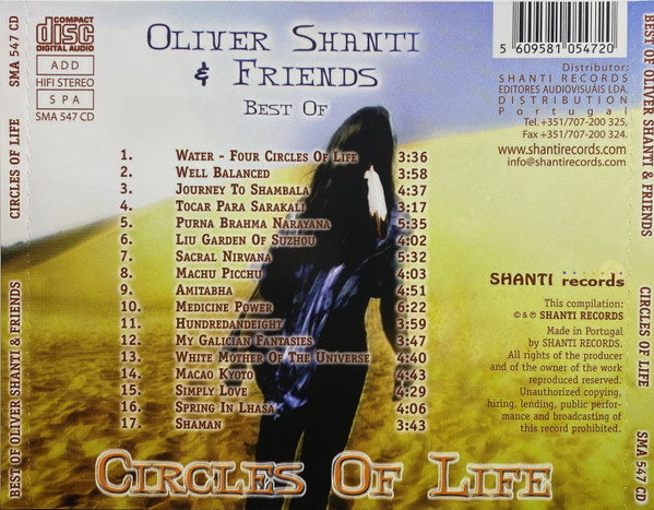 Oliver Shanti & Friends - Best Of - Circles Of Life | Shanti Records (SMA 547 CD) - 2