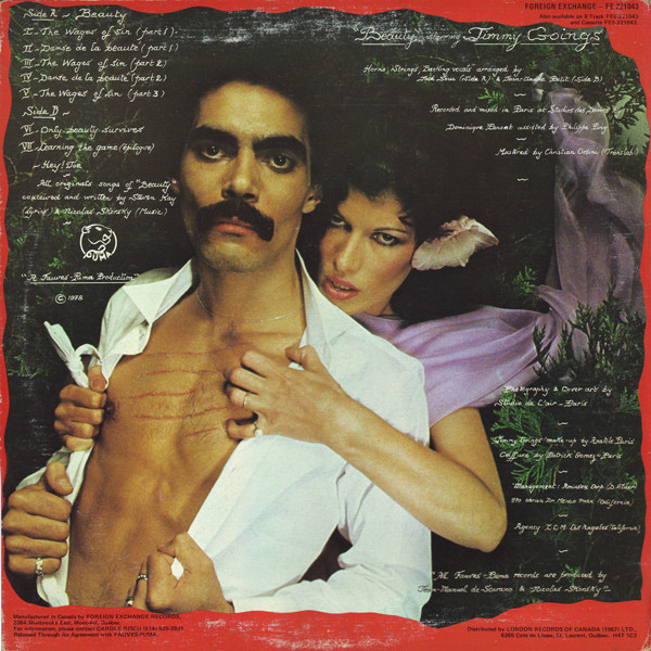 Santa Esmeralda Starring Jimmy Goings - Beauty | Foreign Exchange Records (FE 221043) - 2 Santa Esmeralda Starring Jimmy Goings - Beauty | Foreign Exchange Records (FE 221043) - 2