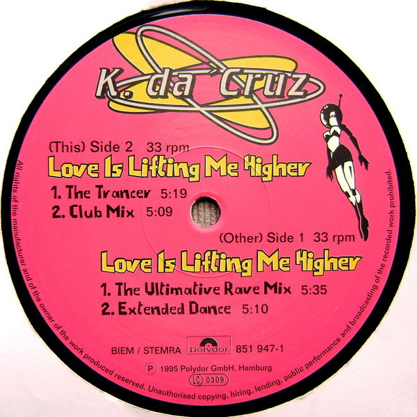 K. Da Cruz - Love Is Lifting Me Higher | More Vinyl (851 947-1) - 4 K. Da Cruz - Love Is Lifting Me Higher | More Vinyl (851 947-1) - 4
