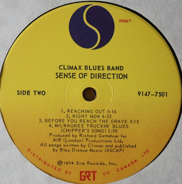 Climax Blues Band - Sense Of Direction | Sire (9147-7501) - 4 Climax Blues Band - Sense Of Direction | Sire (9147-7501) - 4