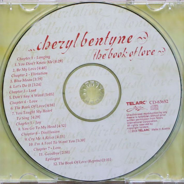 Cheryl Bentyne - The Book Of Love | Telarc Jazz (CD-83652) - 4