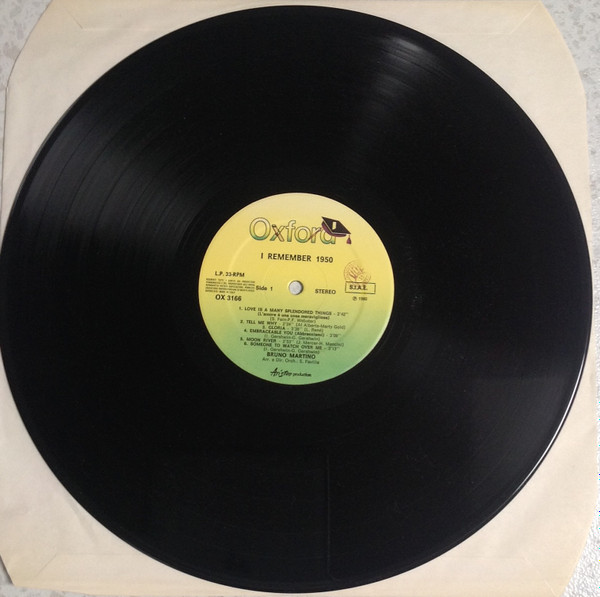Bruno Martino - I Remember 1950 | Oxford (OX/3166) - 3
