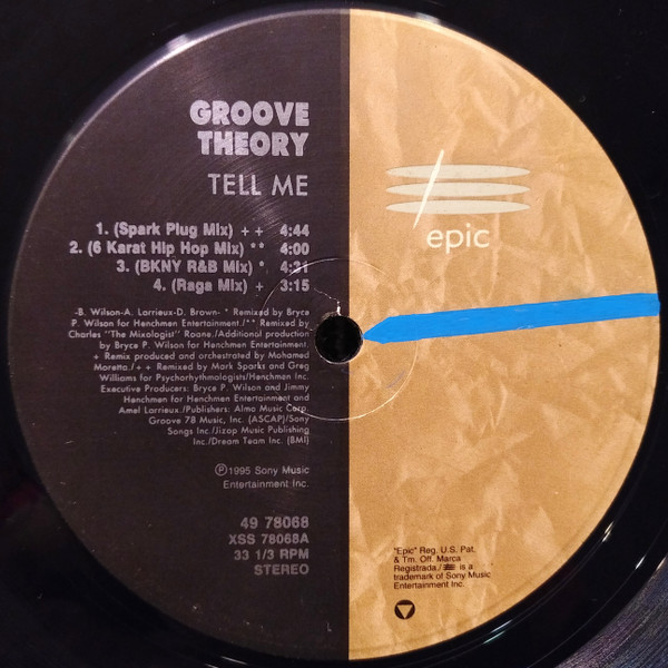 Groove Theory - Tell Me (The Remixes) | Epic (49 78068) - main