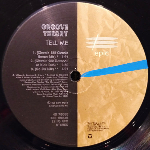 Groove Theory - Tell Me (The Remixes) | Epic (49 78068) - 2