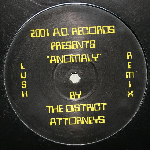 The District Attorneys - Anomaly | 2001 A.D. Records (2001 AD) - main