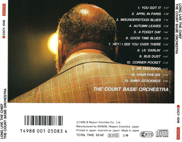 Count Basie Orchestra - Long Live The Chief | Denon (33CY-1018) - 4