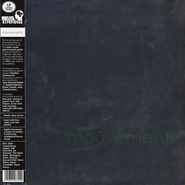 Mouvements - Mouvements | Mental Experience (MENT021) - 2 Mouvements - Mouvements | Mental Experience (MENT021) - 2