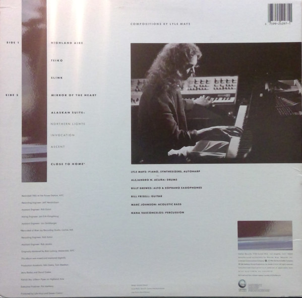 Lyle Mays - Lyle Mays | Geffen Records (GHS 24097) - 2 Lyle Mays - Lyle Mays | Geffen Records (GHS 24097) - 2