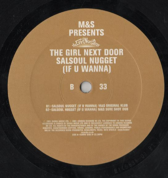 M&S Presents The Girl Next Door - Salsoul Nugget (If U Wanna) | London Records (8573 87645 0) - 4