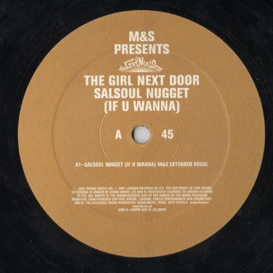 M&S Presents The Girl Next Door - Salsoul Nugget (If U Wanna) | London Records (8573 87645 0) - 3