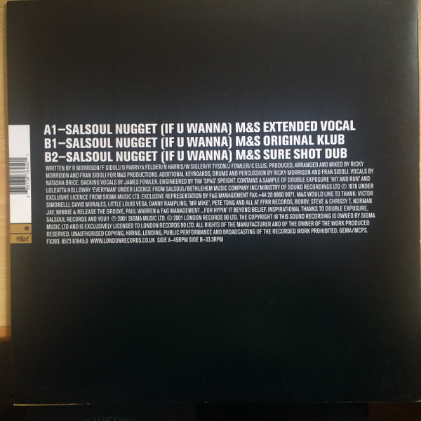 M&S Presents The Girl Next Door - Salsoul Nugget (If U Wanna) | London Records (8573 87645 0) - 2
