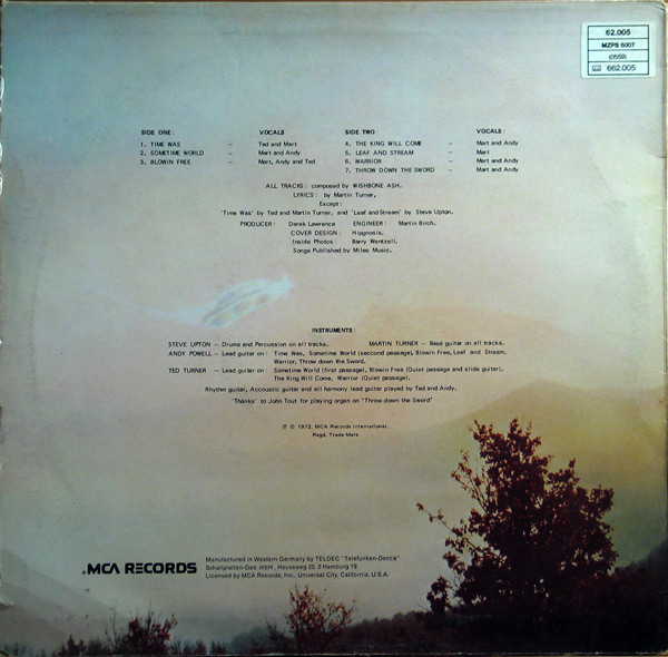 Wishbone Ash - Argus | MCA Records (6.21 764) - 2