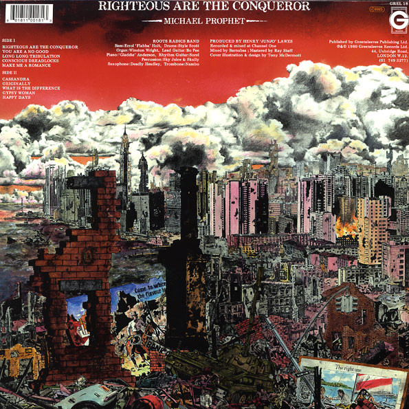 Michael Prophet - Righteous Are The Conqueror | Greensleeves Records (GREL 18) - 2 Michael Prophet - Righteous Are The Conqueror | Greensleeves Records (GREL 18) - 2