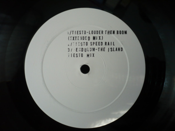DJ Tiësto - Louder Then Boom / Speed Rail / The Island | Not On Label (DJ Tiësto) (none) - main