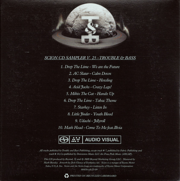 Various - Scion CD Sampler V. 25 - Trouble & Bass | Scion Audio/Visual (00430-CDV25-09) - 2