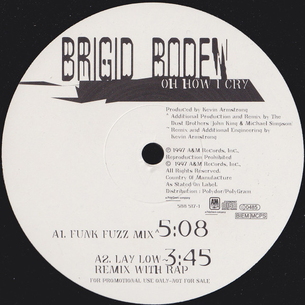 Brigid Boden - Oh How I Cry | A&M Records (588 517-1)