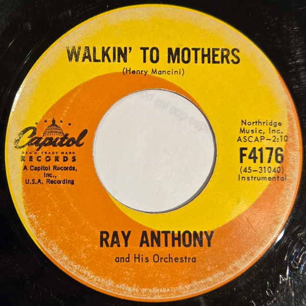 Ray Anthony & His Orchestra - The Bunny Hop | Capitol Records (F4176) - 3