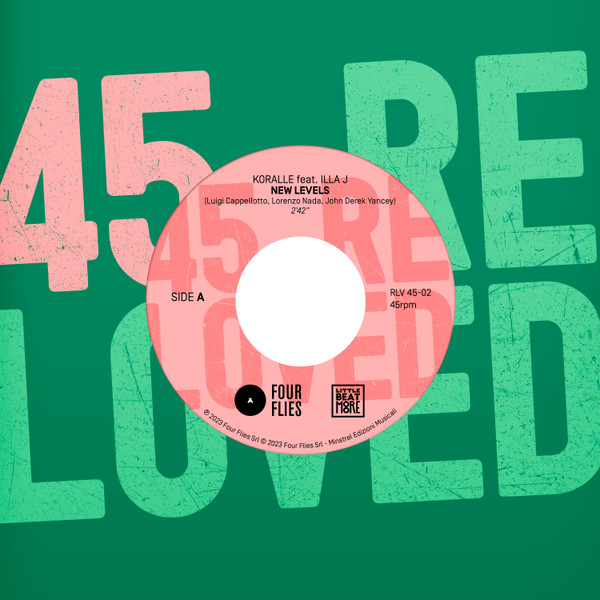 Koralle feat. Illa J / Modern Sound Quartet - New Levels / Chartreuse | Four Flies Records (RLV 45-02) - 2