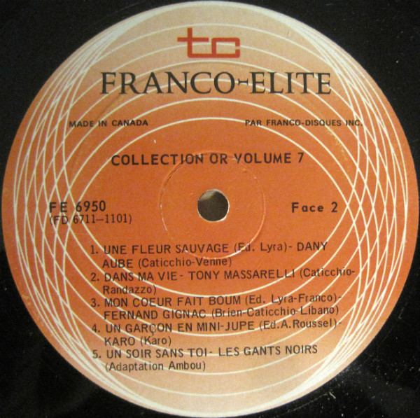 Various - Collection-Or Volume 7 | Franco-Élite (FE 6950) - 4 Various - Collection-Or Volume 7 | Franco-Élite (FE 6950) - 4