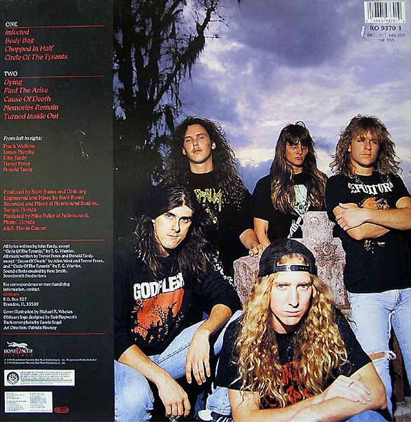Obituary - Cause Of Death | Roadracer Records (RO 9370 1) - 2
