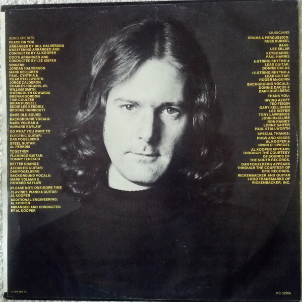 Roger McGuinn - Peace On You | Columbia (KC 32956) - 4 Roger McGuinn - Peace On You | Columbia (KC 32956) - 4
