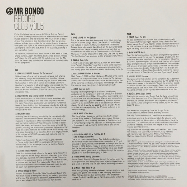 Various - Mr Bongo Record Club Volume Five | Mr Bongo (MRBLP237) - 3 Various - Mr Bongo Record Club Volume Five | Mr Bongo (MRBLP237) - 3