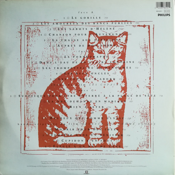 Georges Brassens - Les Copains D'Abord | Philips (838 610-1)