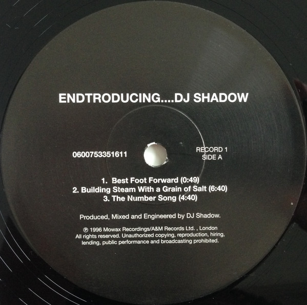 DJ Shadow - Endtroducing... | Mo Wax (0600753351604) - 2