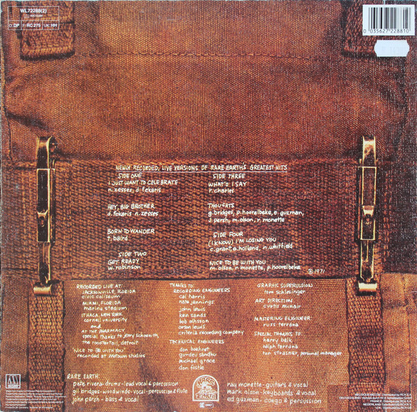 Rare Earth - Rare Earth In Concert | Motown (WL 72288 (2)) - 2
