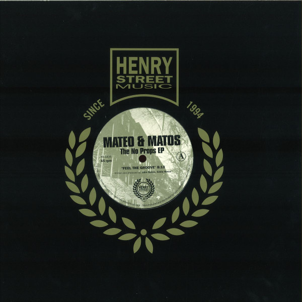 Mateo & Matos - The No Props EP | Henry Street Music (HS1406) - main