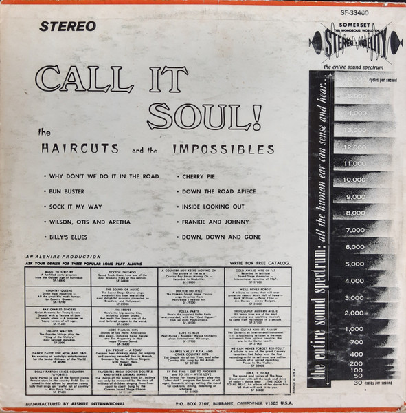 The Haircuts And The Impossibles - Call It Soul! | Somerset (SF-33400) - 2