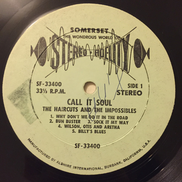 The Haircuts And The Impossibles - Call It Soul! | Somerset (SF-33400) - 3