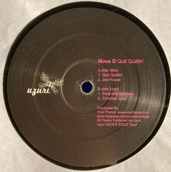 Move D - Quit Quittin' | Uzuri (Uzuri 002) - main