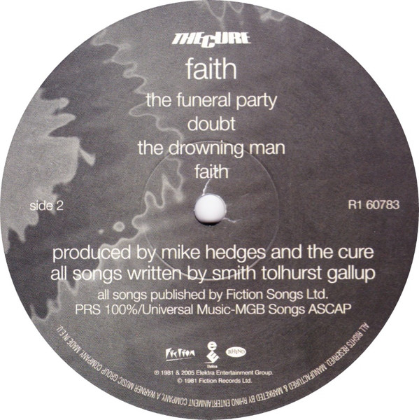 The Cure - Faith | Fiction Records (R1 60783) - 4 The Cure - Faith | Fiction Records (R1 60783) - 4
