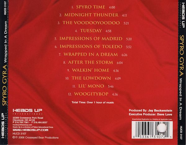 Spyro Gyra - Wrapped In A Dream | Heads Up International (HUCD 3107) - 2