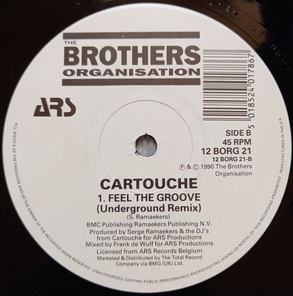 Cartouche - Feel The Groove | The Brothers Organisation (12 BORG 21) - 2