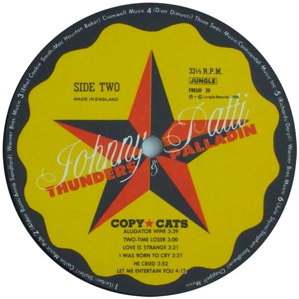 Johnny Thunders & Patti Palladin - Copy Cats LP | Jungle Records (FREUD 20) - 4 Johnny Thunders & Patti Palladin - Copy Cats LP | Jungle Records (FREUD 20) - 4