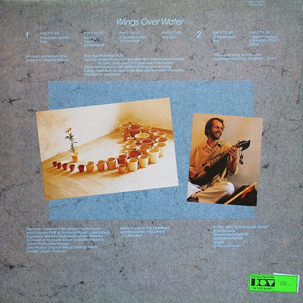 Stephan Micus - Wings Over Water | Japo Records (JAPO 60038) - 2 Stephan Micus - Wings Over Water | Japo Records (JAPO 60038) - 2