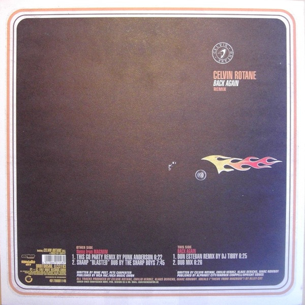 Celvin Rotane - Theme From Magnum (Remix) / Back Again | Orbit Records (ORBIT005R6) - 2 Celvin Rotane - Theme From Magnum (Remix) / Back Again | Orbit Records (ORBIT005R6) - 2