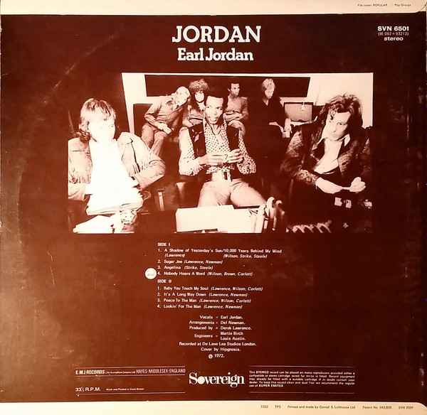 Earl Jordan - Jordan | Sovereign (SVN 6501) - 2