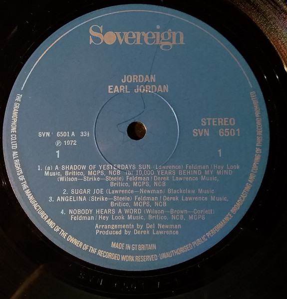 Earl Jordan - Jordan | Sovereign (SVN 6501) - 3