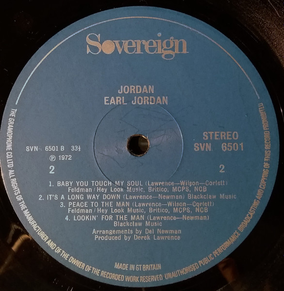 Earl Jordan - Jordan | Sovereign (SVN 6501) - 4