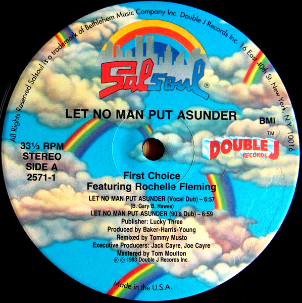 First Choice Featuring Rochelle Fleming - Let No Man Put Asunder | Salsoul Records (2571-1) - 3